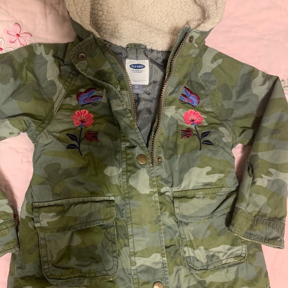 Little Girls Camo jacket